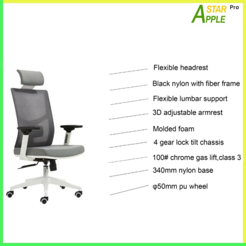 Amazing Comfortable Massage Cheap Price as-C2076wh Computer Desk Office Chairs