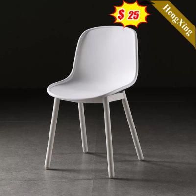 Factory Direct Sale Nordic Design Exterior Restaurant Coffee Bar All Plastic Dining Chair