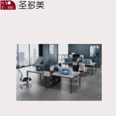 Modern Minimalist Office Furniture 4 Person Office Desk