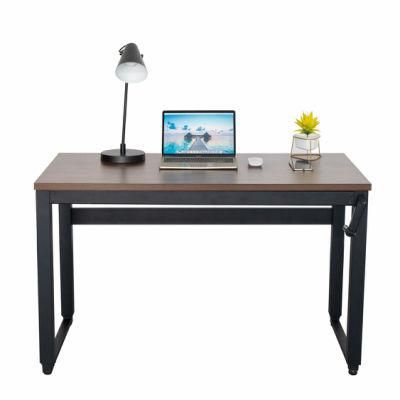 Four Legs Office Computer Height Adjustable Manual Standing Desk Frame with Laptop Work