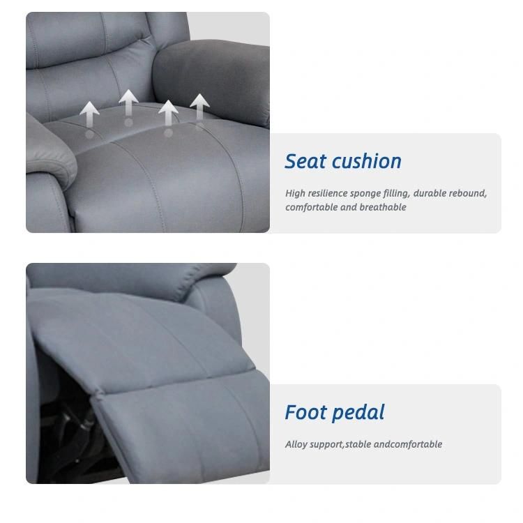 Factory Slae New High Quality Modern Single Seat Leather Electric Recliner Chair