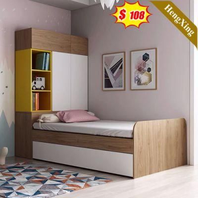 School Kids Project Hotel Home Furniture Drawer Cabinet Wardrobe Student Double Wooden Frame Bunk Single Dormitory Bed