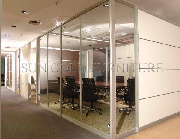 Modern Tempered/Toughened Glass as Partition Wall for Office Room Divider (SZ-WST753)