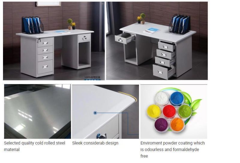 Wholesale Price Office Furniture Steel Shape Table Home Desk