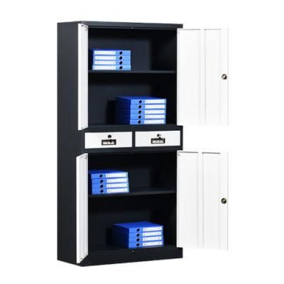 Ral Color/ Customized 4 Doors Modern Book Shelf Office Furniture