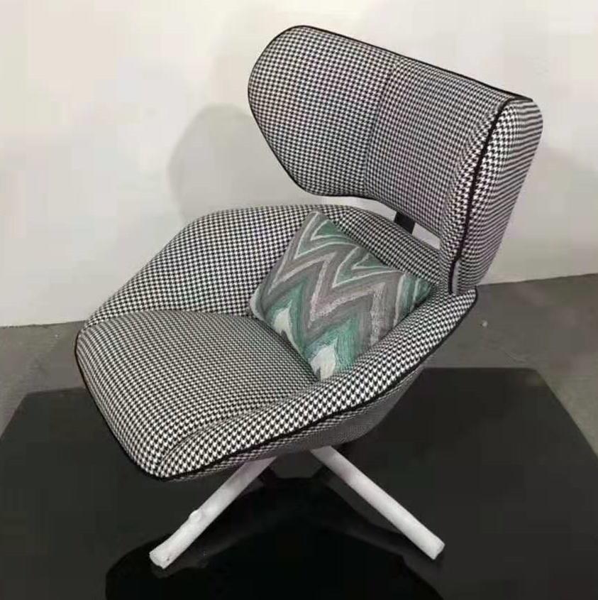 2019 New Fabric Soft Swivel Luxury Hotel Lounge Chair