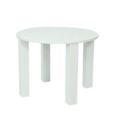 Home Furniture Stable Modern Cheap Round MDF Top Dining Table for Restaurant