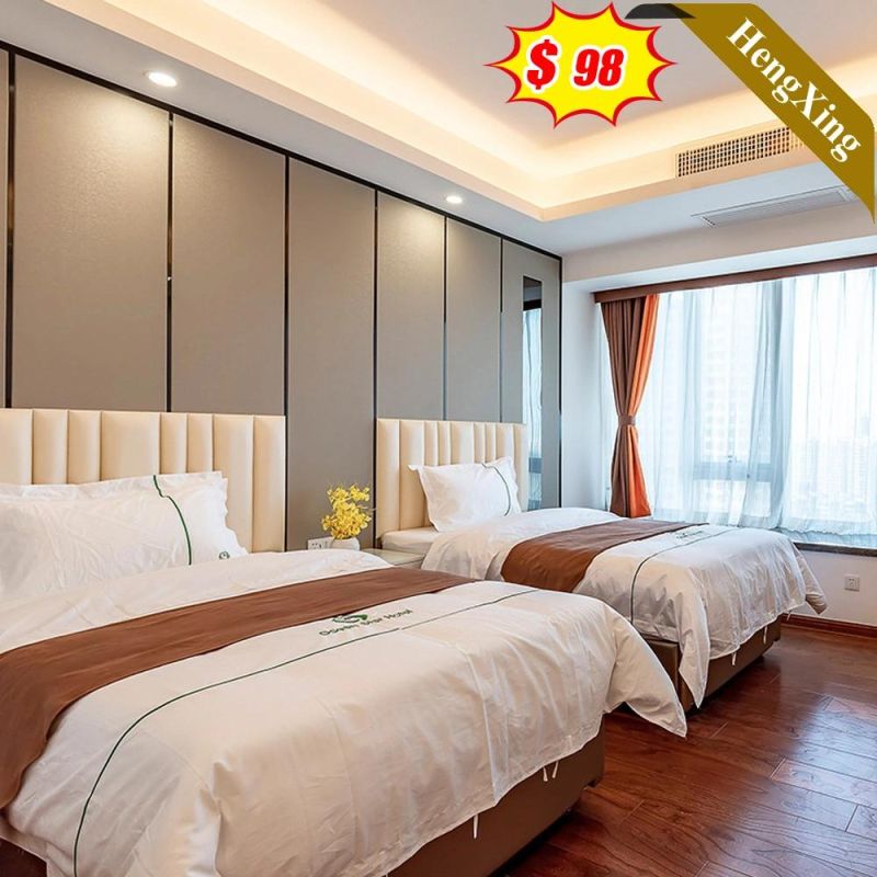 Staybridge Suites Single Bed Hotel Bedroom Furniture Set with Fabric Headboard