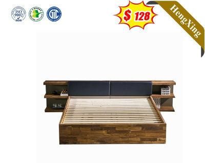 Modern Home Hotel Bedroom Sets Furniture Mattresses MDF Material Wooden King Wall Bed