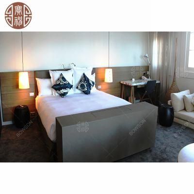 Modern Wooden Furniture with Painting Surface for Economy Hotel Room Furniture