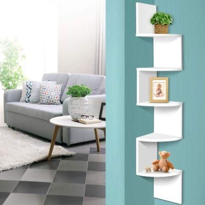Display Shelf Artiss 5-Tier Wooden Wall Display Shelf Livingroom Furniture