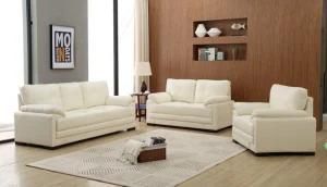 Home Furniture Modern Design White Leather Sofa
