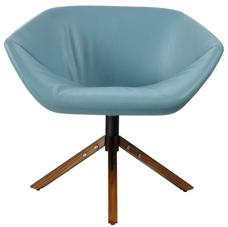 Moulded Foam Soft Upholstery Hotel Revolving Chair