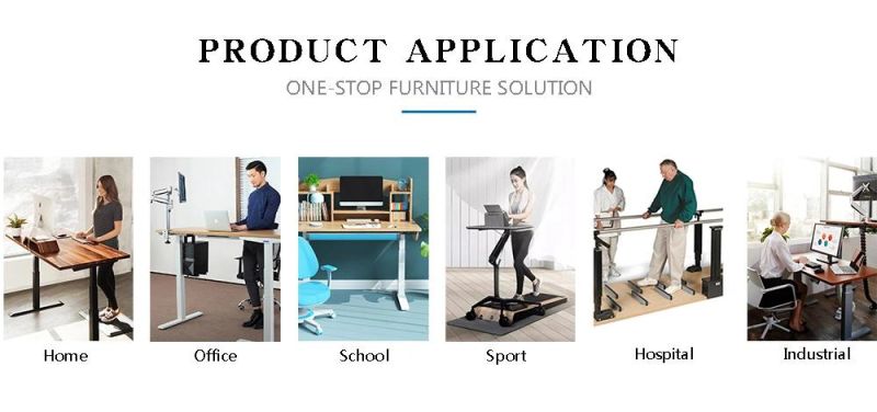 Wholesale Executive Office Furniture Smart Nordic Minimalist Computer Standing Desk Ergonomic Sit-Stand Height Adjustable Lifting Laptop Electric Office Desk