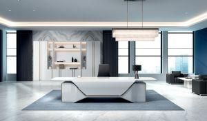 Modern Furniture MDF Solid Wooden White Eco Ececutive Office Desk