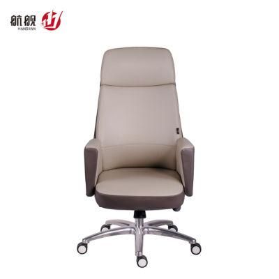 Modern Style Leather Swivel Office Furniture High Back Working Chairs