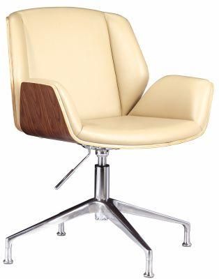 Swivel Upholstery Office Meeting Air Chair with Bended Board