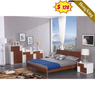 Factory Directly High Quality Modern Home Bedroom Furniture Sofa King Size Wood Frame Bed