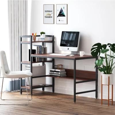 Modern Design Models Personal Modular Home Office Furniture Computer Desk with Bookshelf