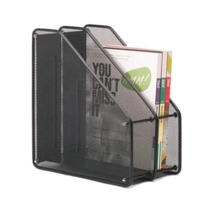 Office 2 Dividers Magazine Display Paper Tray File Keeper Holder
