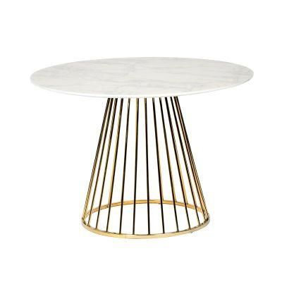 Wood and Glass Dining Room Table Modern Gold Stainless Steel Leg Rectangular Square Round Clear Tempered Glass Top Dining Table