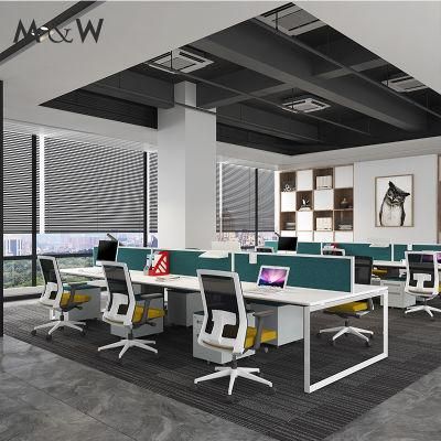Factory Direct Sale Workstation Modern Clover Workstation Office Desk Manufacturer Multi Furniture Sets Office Furniture