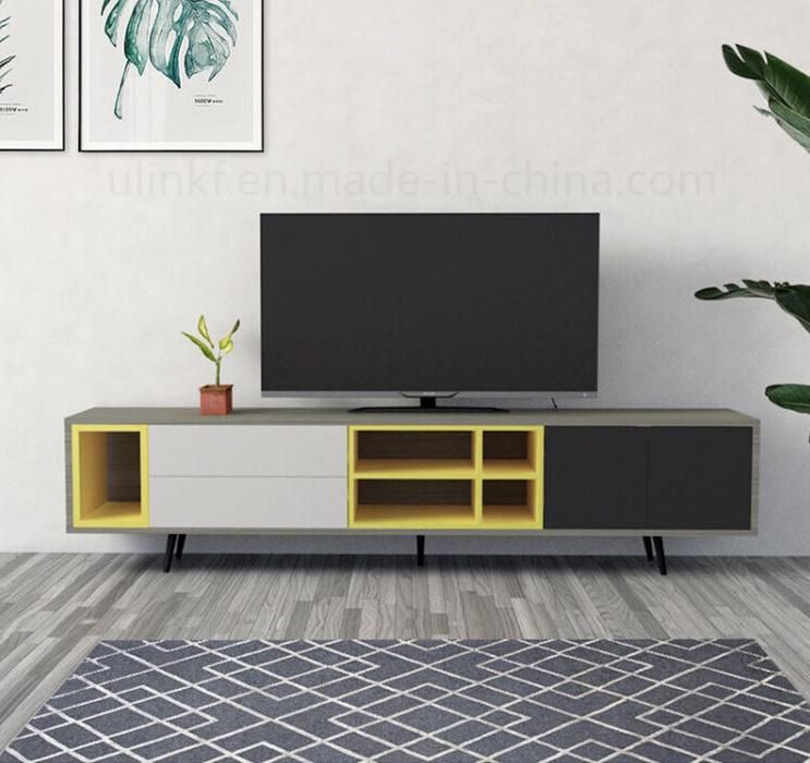 2021 Hot Selling Wooden Modern Home Living Room Furniture TV Stand Wooden Coffee Table (HX-6063)