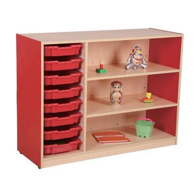 Plastic Kindergarten Furniture Children Toys Storage Cabinet