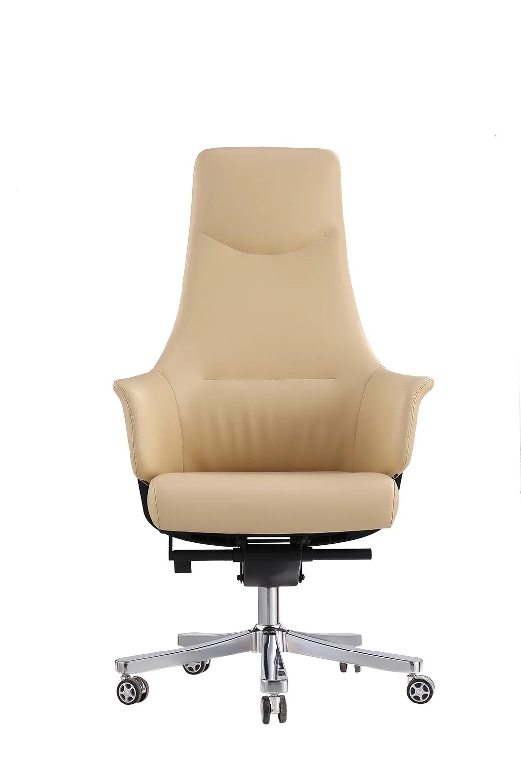 High Quality Furniture Leather Luxury Multi Functional Modern CEO Manager Swivel Office Executive Computer Chair