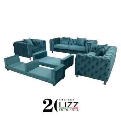 Hot Sell Lizz Facbric for Modern Style Home Furniture for Living Room Sofa