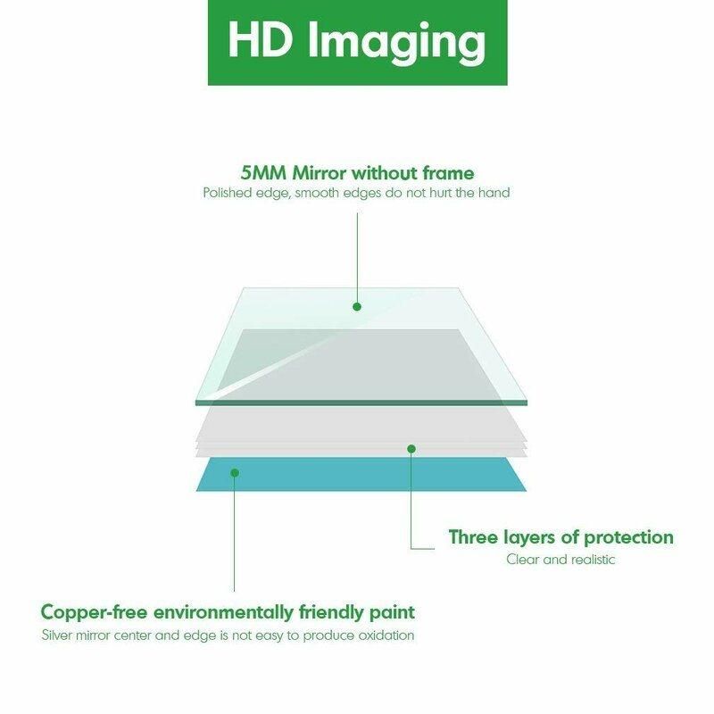 LED Backlit Round Bathroom Vanity Anti-Fog Circle Wall Mounted Mirror with Dimmable Touch Sensor