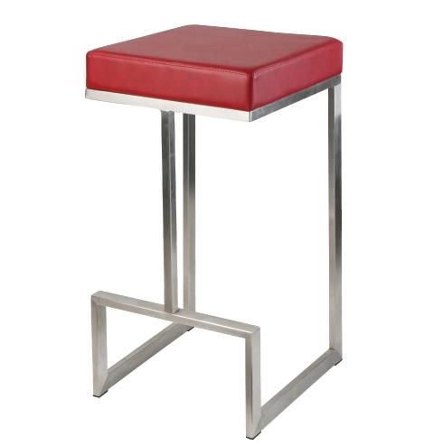 Stainless Steel Restaurant High Barstool