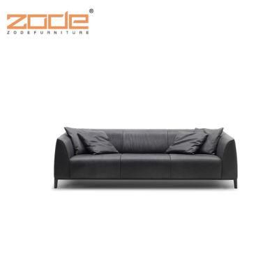 Zode Elegant Modern Design Couches Living Room Furniture Leather Single Office Sofa Set