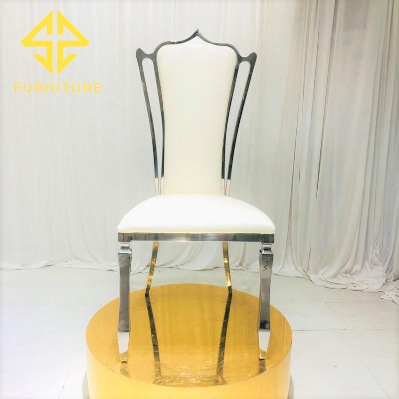 Stainless Steel Silver Chair for Wedding Event