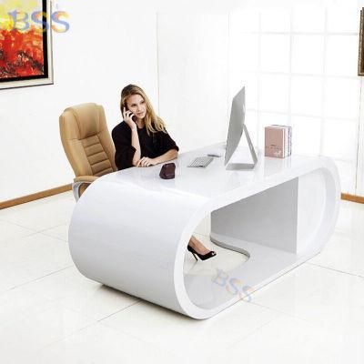 Small White Google Contemporary Modern Office Table Design