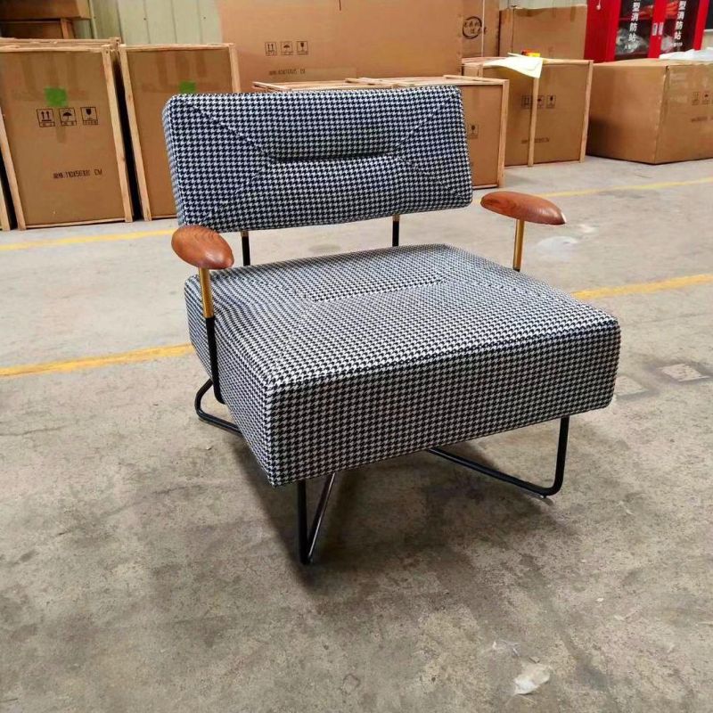 Lounge Chair for Hotel Using Various Living Room Furniture Bedroom Thousand Bird Lattice Leisure Chair