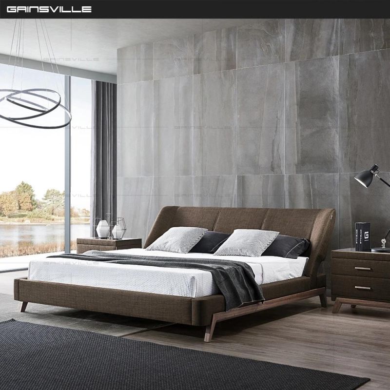 Manufacture European Furniture Bed Modern Bedroom Furniture Beds Gc1713
