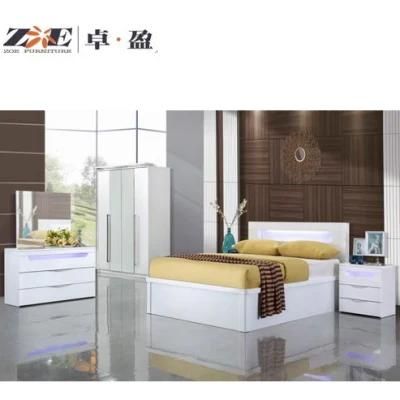 Foshan Factory for Modern Lift up Hotel/Home Furniture Bed with Storage Bedroom Furnture