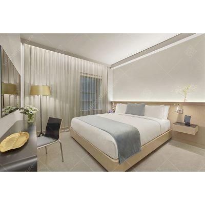 Foshan Wholesale Custom Madern Light Color Modern Style Hotel Bedroom Furniture Set for Sale