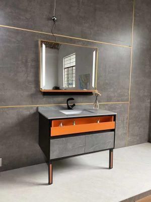 2020 Newest Solid Wood Modern Bathroom Cabinet Vanities Home Furniture