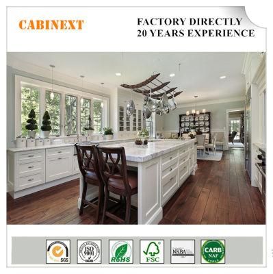New Trend 2020 Modern Solid Wood Kitchen Cabinets Factory Supply