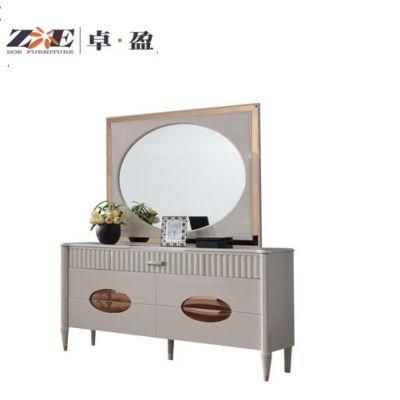 Modern Royal Style Bed Bedroom Furniture Make up Table Professional 6 Drawers Luxury Dressing Tables