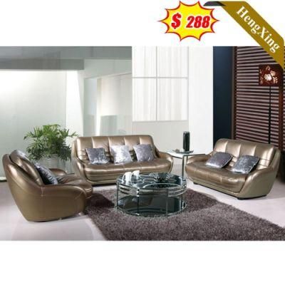 Classic Design Home Office Living Room Leather PU Leisure Sofa Set Single Plus 2 Seat Sofa