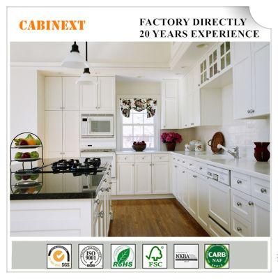 White Shaker Solid Wood American Kitchens Cabinets Contemporary Desoto