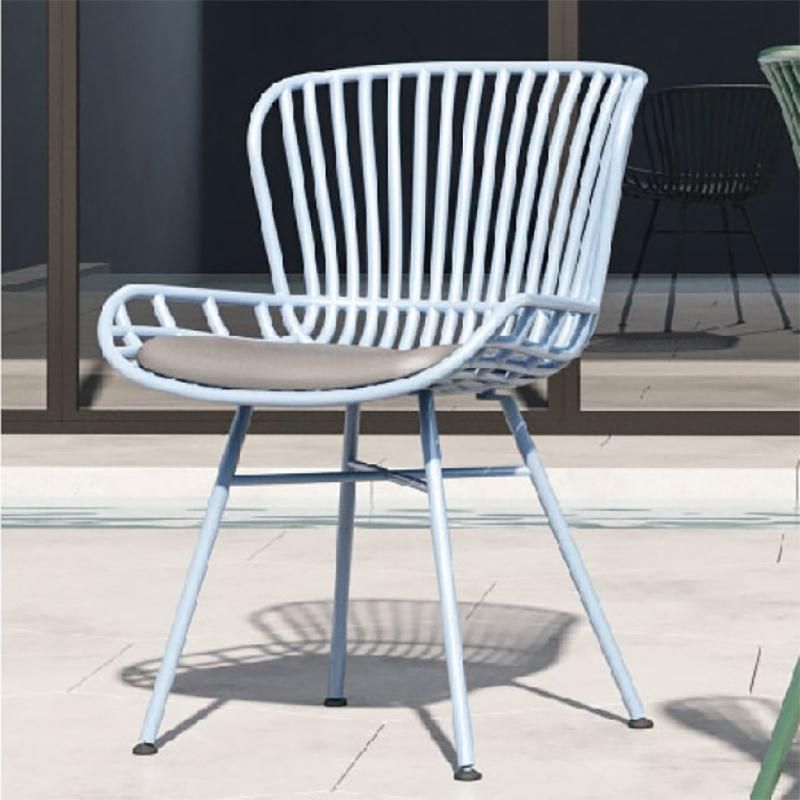 Wholesale Outdoor Furniture Modern Style Garden Furniture Carolina Plastic Chair Eco-Friendly PP Armless Dining Chair