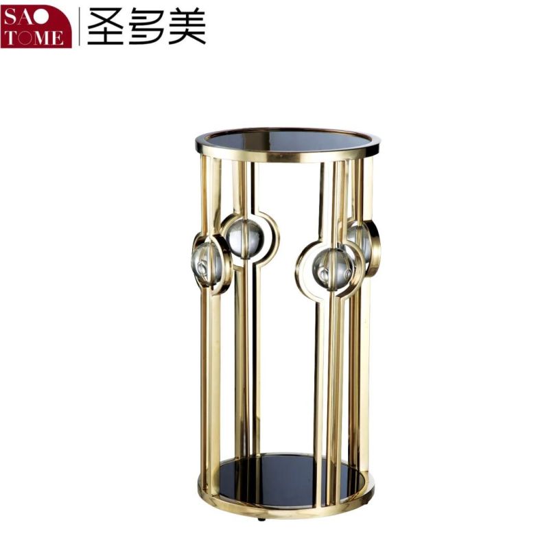 Modern Living Room Outdoor Furniture Three Specifications Glass Face Flower Rack
