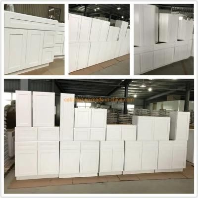 Manufacturers of Wood Cabinet Customized Solid Wood Kitchen Cabinet Painting
