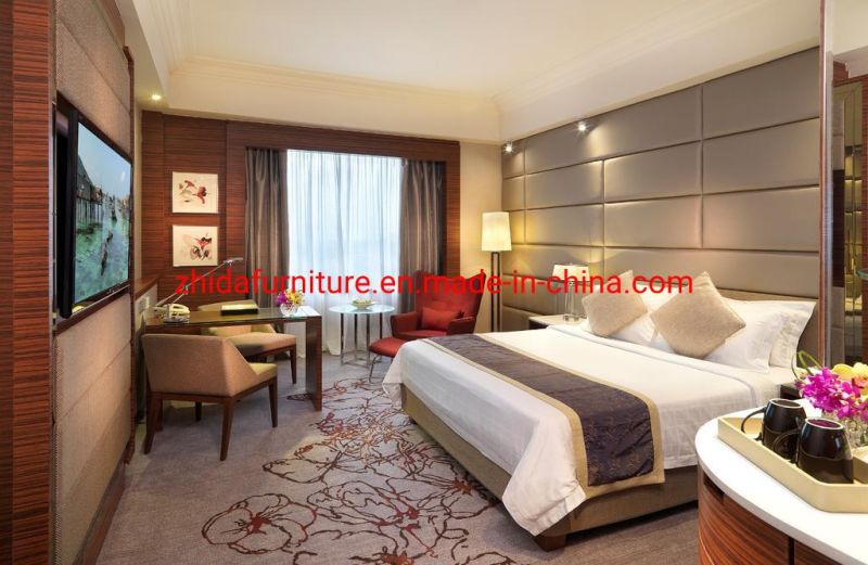 Bedroom Luxury Moistureproof Hotel Furniture Set with Laminate Plywood