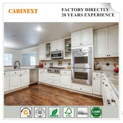 American Birch Home Furniture Solid Wood Kitchen Cabinet for Customized Design Cabinetry