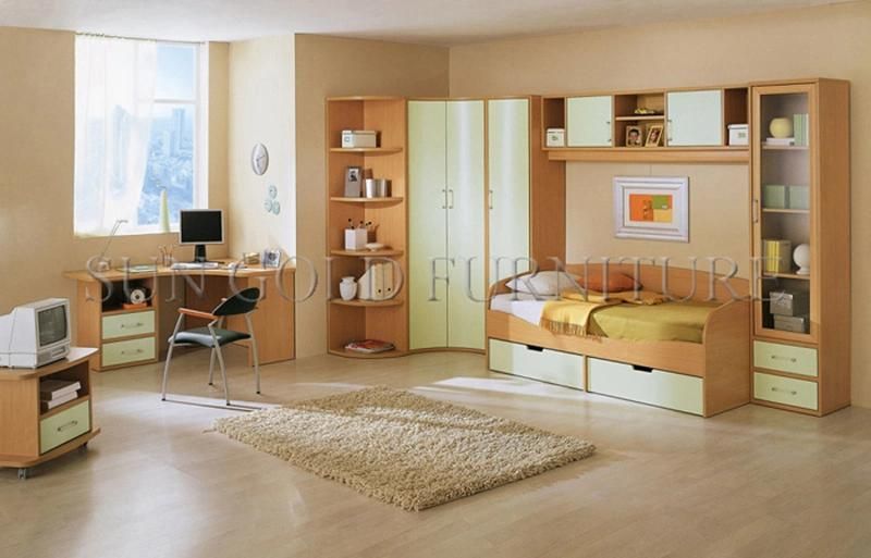 Contemporary Smart Kid Bedroom Furniture with Children Cabinet (SZ-BF161)